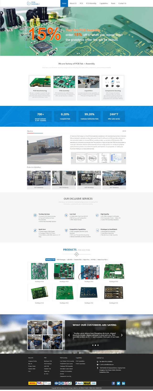 寶安PCB/PCBA外貿(mào)營銷網(wǎng)站建設(shè)案例